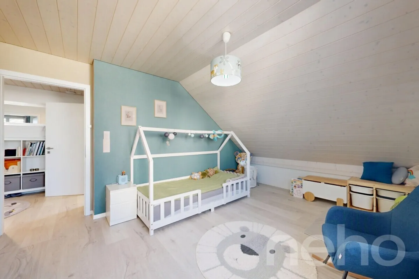 Neuere und helle Wohnung, nach Süden ausgerichtet, in Attalens - Foto 9 von 12
