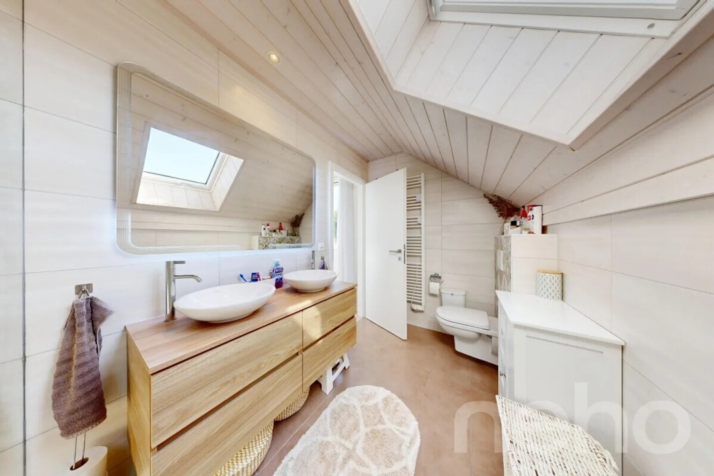 Neuere und helle Wohnung, nach Süden ausgerichtet, in Attalens - Foto 10 von 12