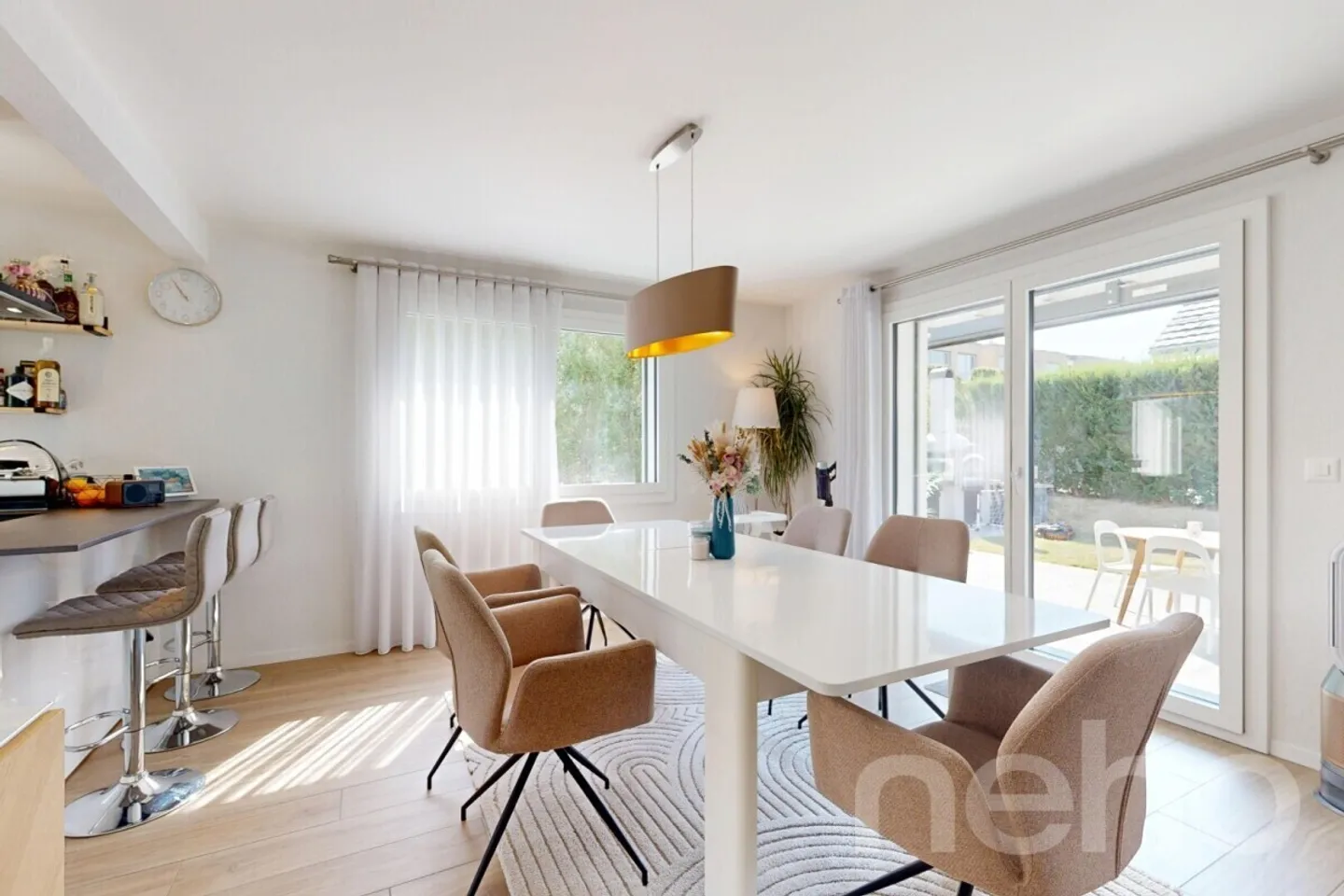 Neuere und helle Wohnung, nach Süden ausgerichtet, in Attalens - Foto 4 von 12