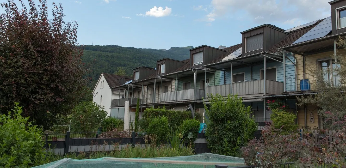 5.5 Room Terraced House in Werdenberg, Municipality of Grabs - Photo 1 of 14