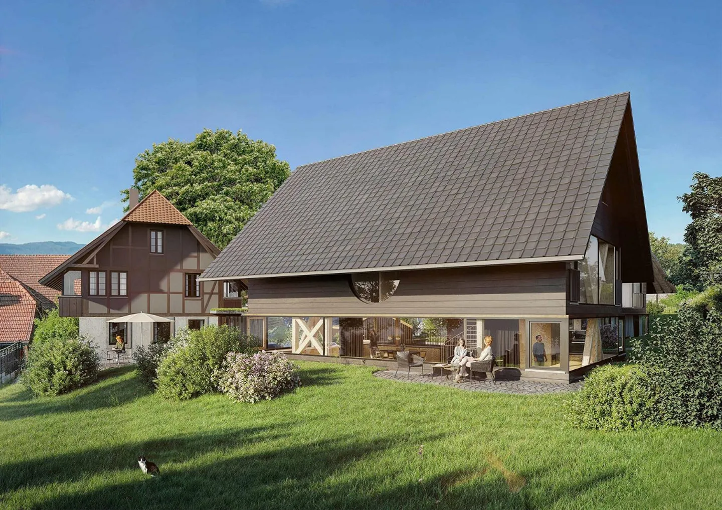 NEW BUILDING PROJECT "FLAMMER DÖRFLI" IN OBERWIL NEAR BÜREN - Photo 1 of 5