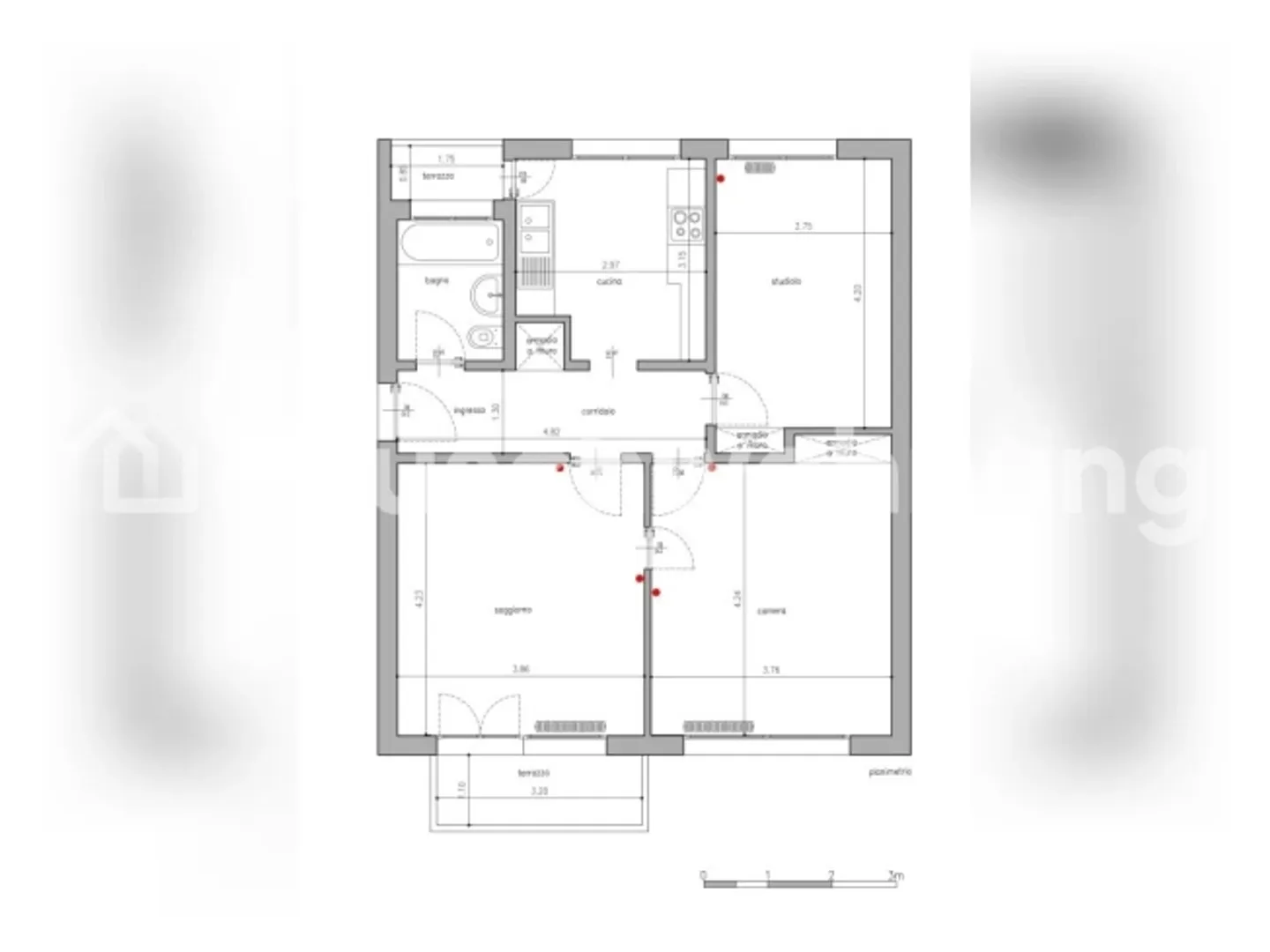 Bright 3-room apartment with 2 balconies - Photo 1 of 1