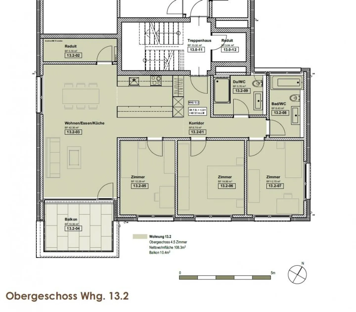 Neuwertige helle Wohnung - Foto 9 von 9
