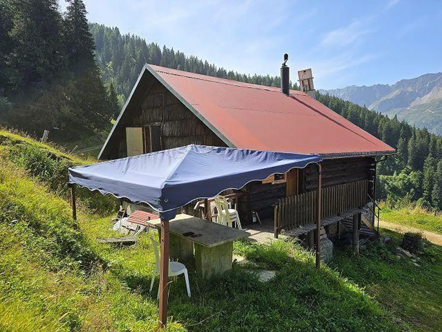 «31/2-Zimmer-Rustico an sehr ruhiger, sonniger Aussichtslage mit viel Land /Cascina di 3,5 loc. in mezza alla natura con grande terreno» - Foto 25 von 40