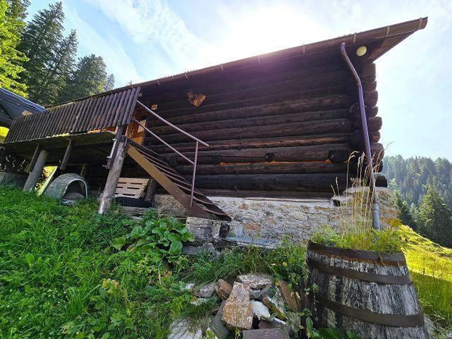 «31/2-Zimmer-Rustico an sehr ruhiger, sonniger Aussichtslage mit viel Land /Cascina di 3,5 loc. in mezza alla natura con grande terreno» - Foto 35 von 40