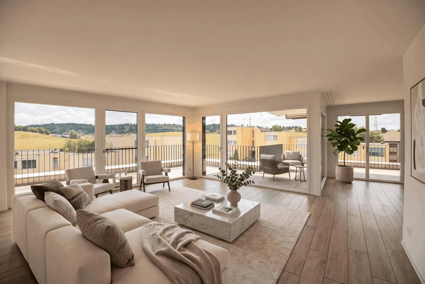 Bijou penthouse de 148 m² avec terrasse de 137 m² et sauna extérieur - Photo 2 sur 5