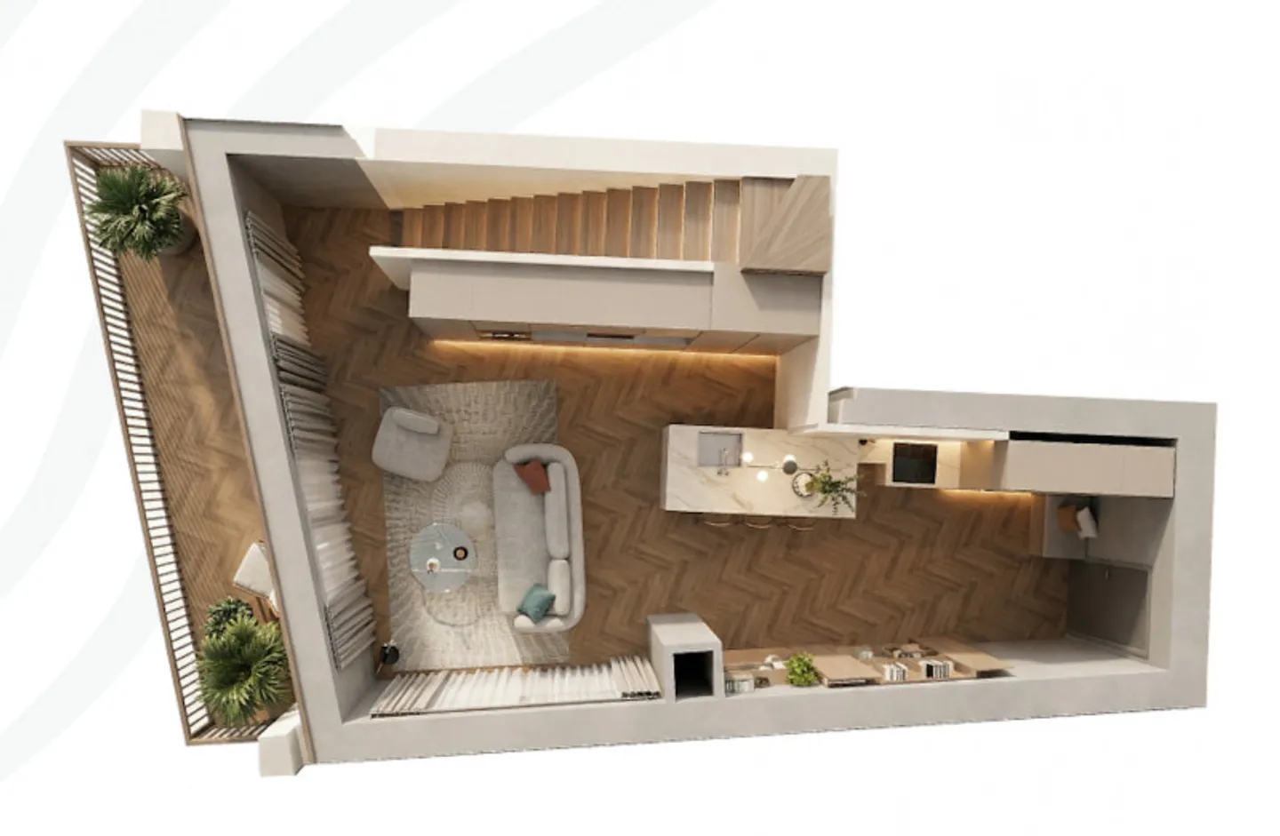 NOUVEAU Duplex 4.5 confortable avec vue imprenable Propriété 304 - Photo 4 sur 10