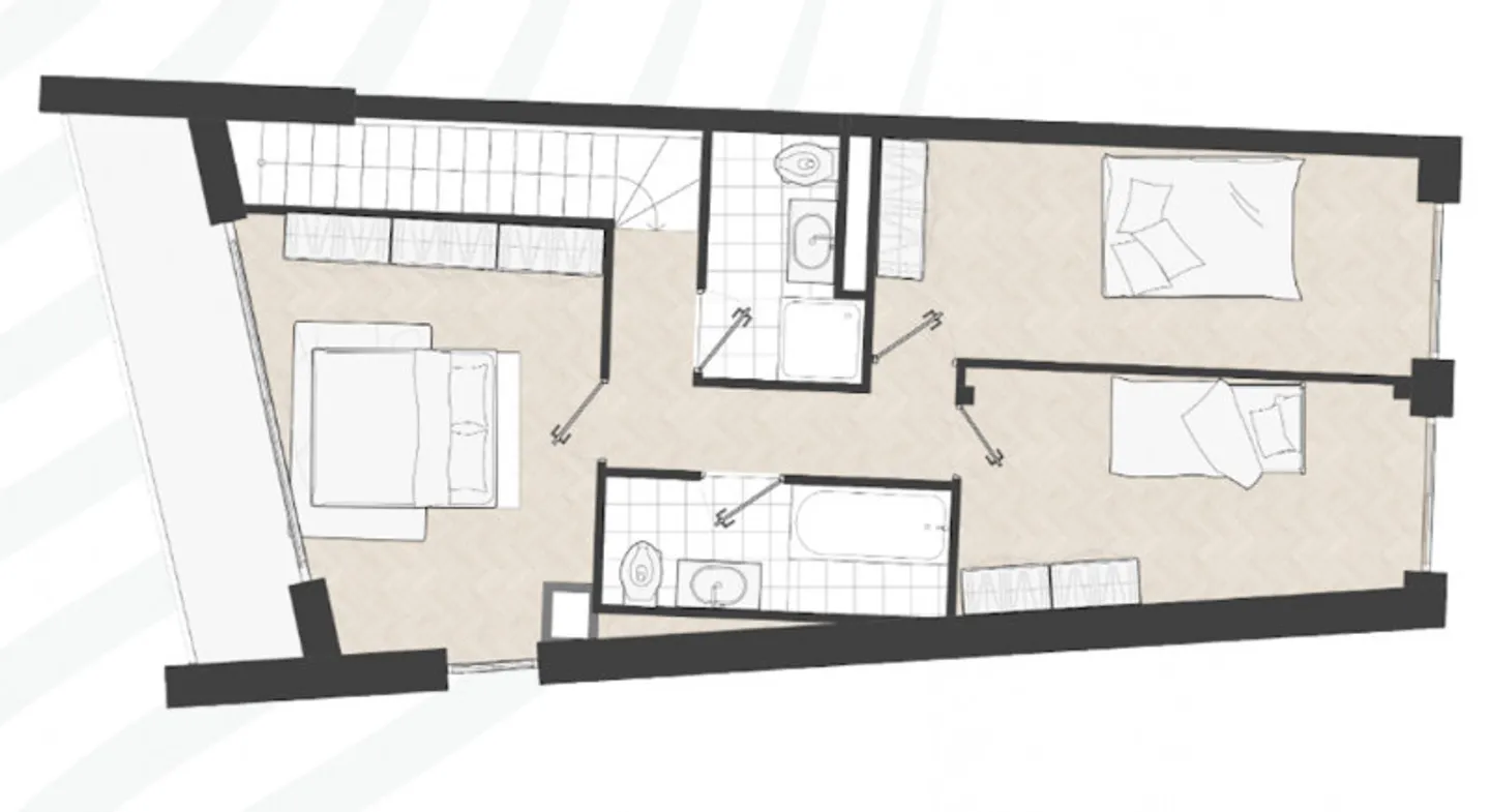 NOUVEAU Duplex 4.5 confortable avec vue imprenable Propriété 304 - Photo 7 sur 10