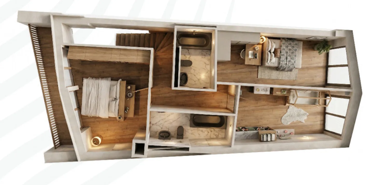 NOUVEAU Duplex 4.5 confortable avec vue imprenable Propriété 304 - Photo 8 sur 10