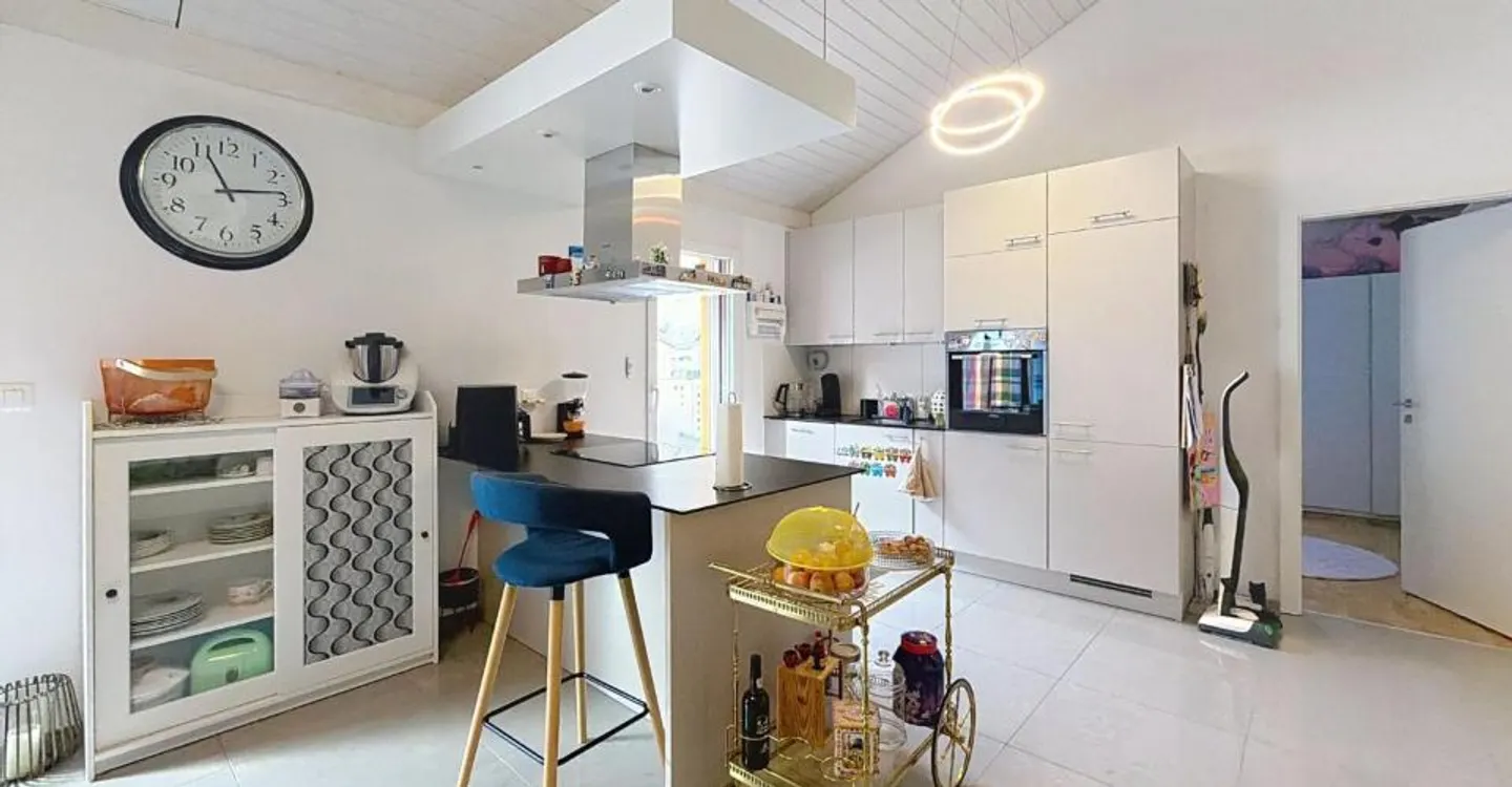 Cozy 3.5 room penthouse with mezzanine and huge terrace - Photo 2 of 12
