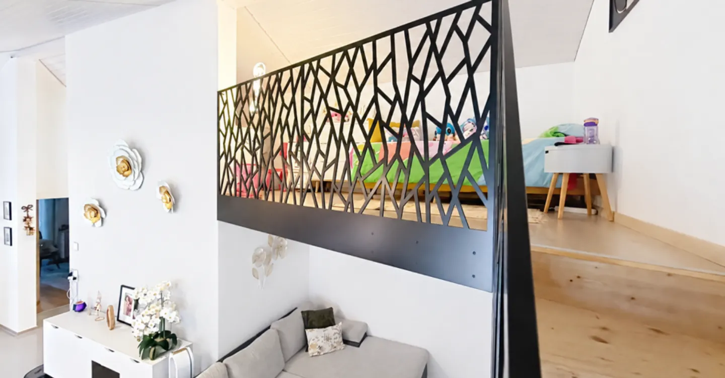 Cozy 3.5 room penthouse with mezzanine and huge terrace - Photo 5 of 12