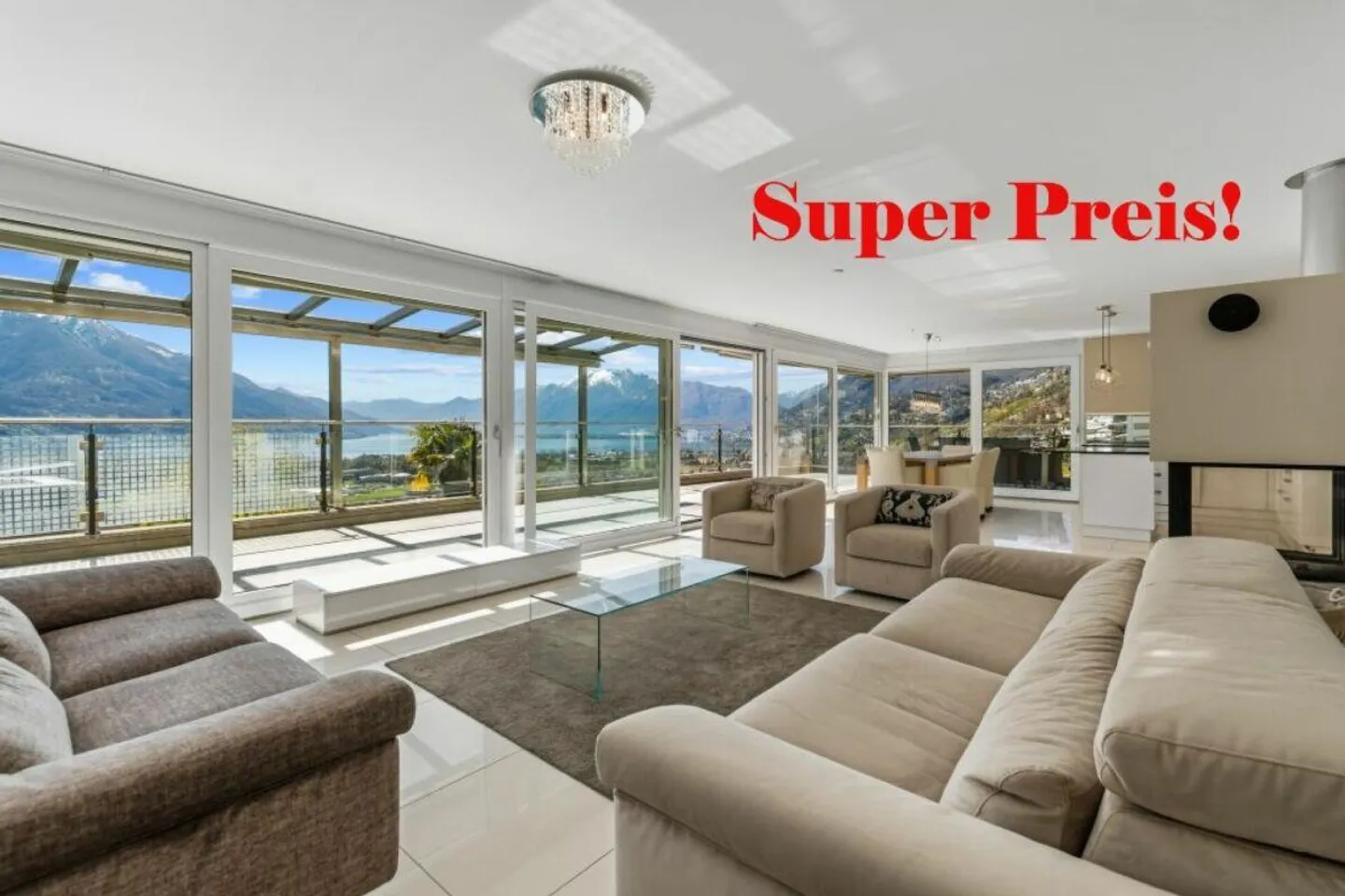 Appartement de 5,5 pièces avec piscine et vue imprenable - Photo 2 sur 19
