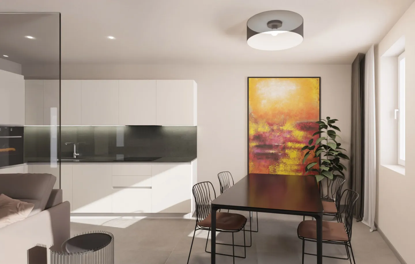 3,5 Lokale Duplex in Bedano - Foto 4 von 5