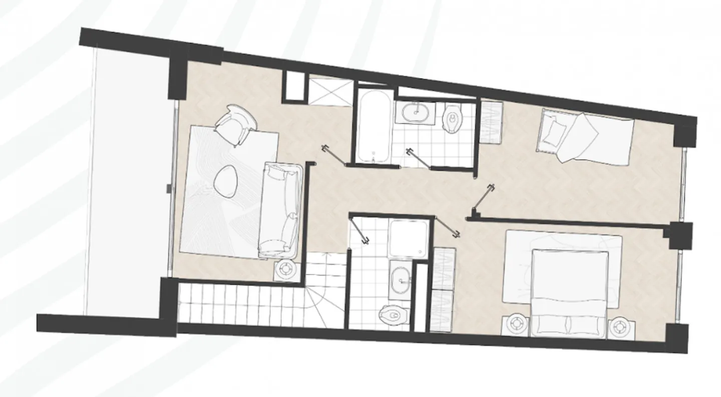 NEW Large Duplex 3.5 Rooms with Panoramic View and Customized Budget, Unit 303 - Photo 9 of 9