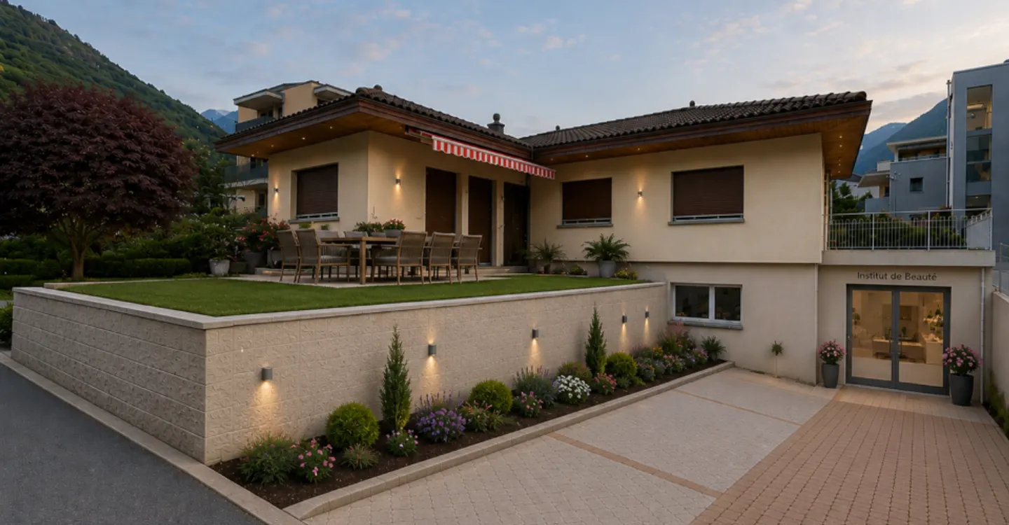 Maison individuelle avec possibilité d'activité indépendante et grande terrasse - Photo 1 of 10