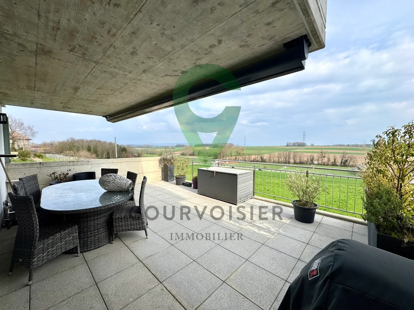 Schöne 3,5 Zimmer mit großer Terrasse nur wenige Minuten von Morges entfernt - Foto 1 von 10