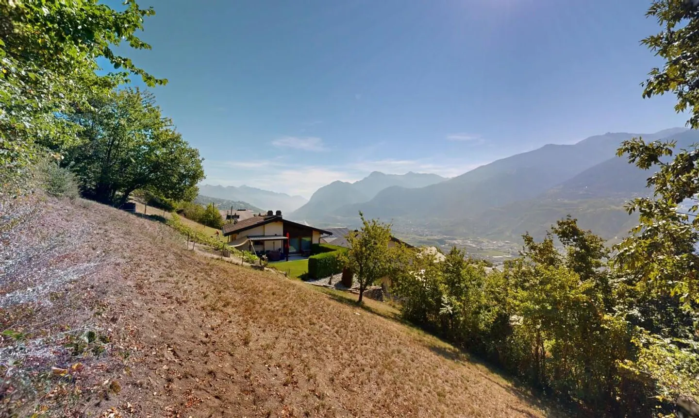 Wunderschönes Baugrundstück von 893 m² in Flanthey (Lens) - Foto 4 von 11
