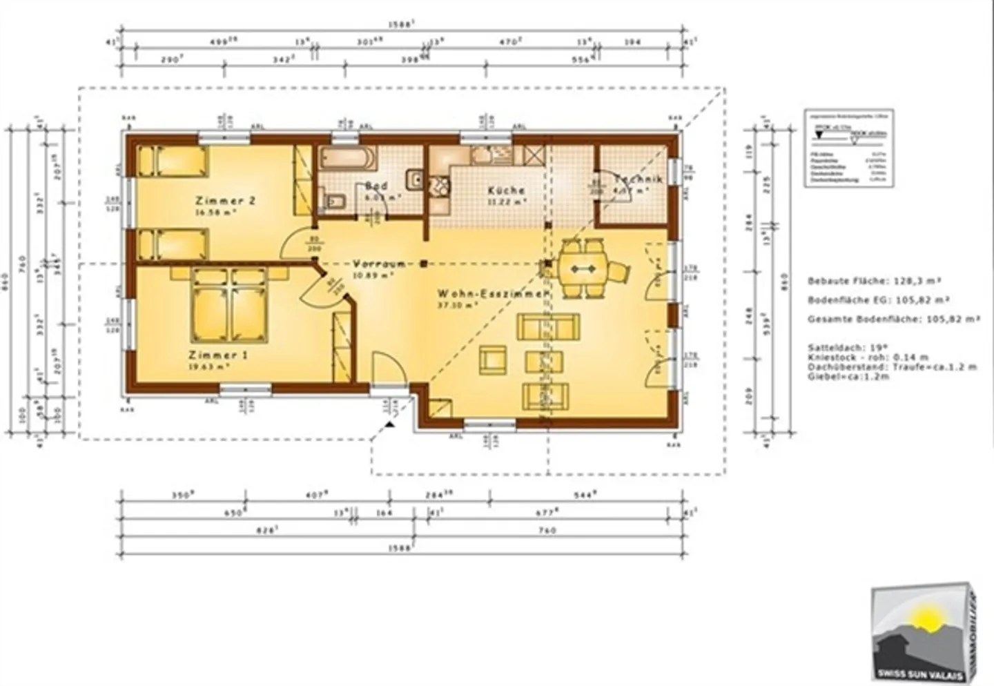 Villa for sale in SAXON - Photo 3 of 7