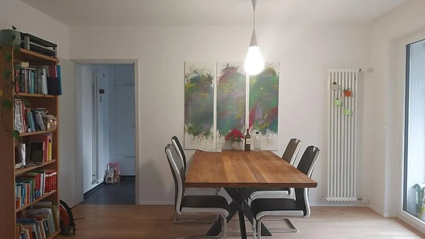 APPARTEMENT 3½ PIÈCES À WABERN (BE), MEUBLÉ, TEMPORAIRE - Photo 3 sur 5