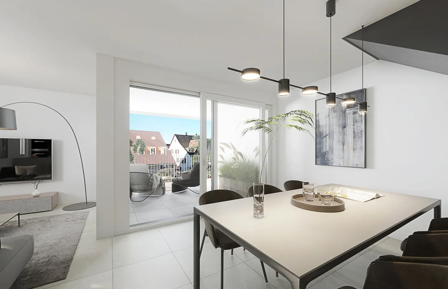 Appartement en duplex 3½ pièces avec jardin d'hiver - Photo 10 sur 25