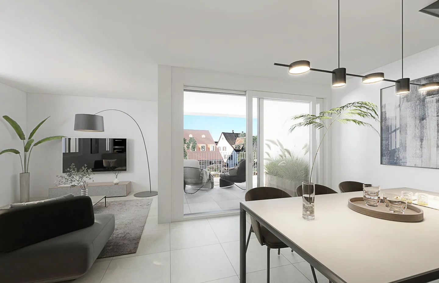 Appartement en duplex 3½ pièces avec jardin d'hiver - Photo 11 sur 25