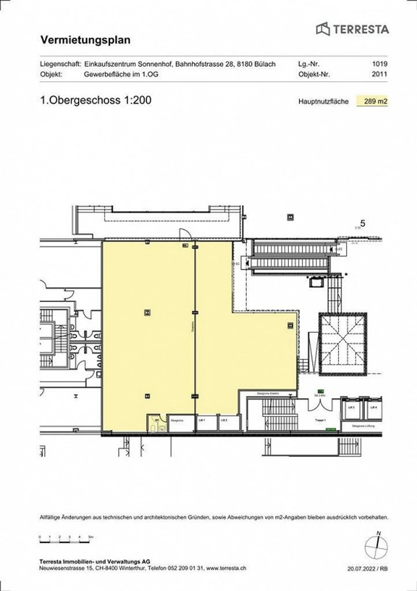 Spazio commerciale attraente in affitto al Sonnenhof Bülach - Foto 6 di 8