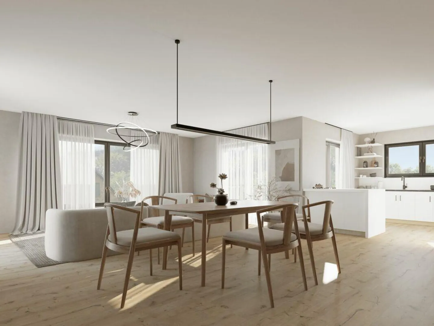 Première location : appartement de 5,5 pièces sur deux étages - Photo 2 sur 3