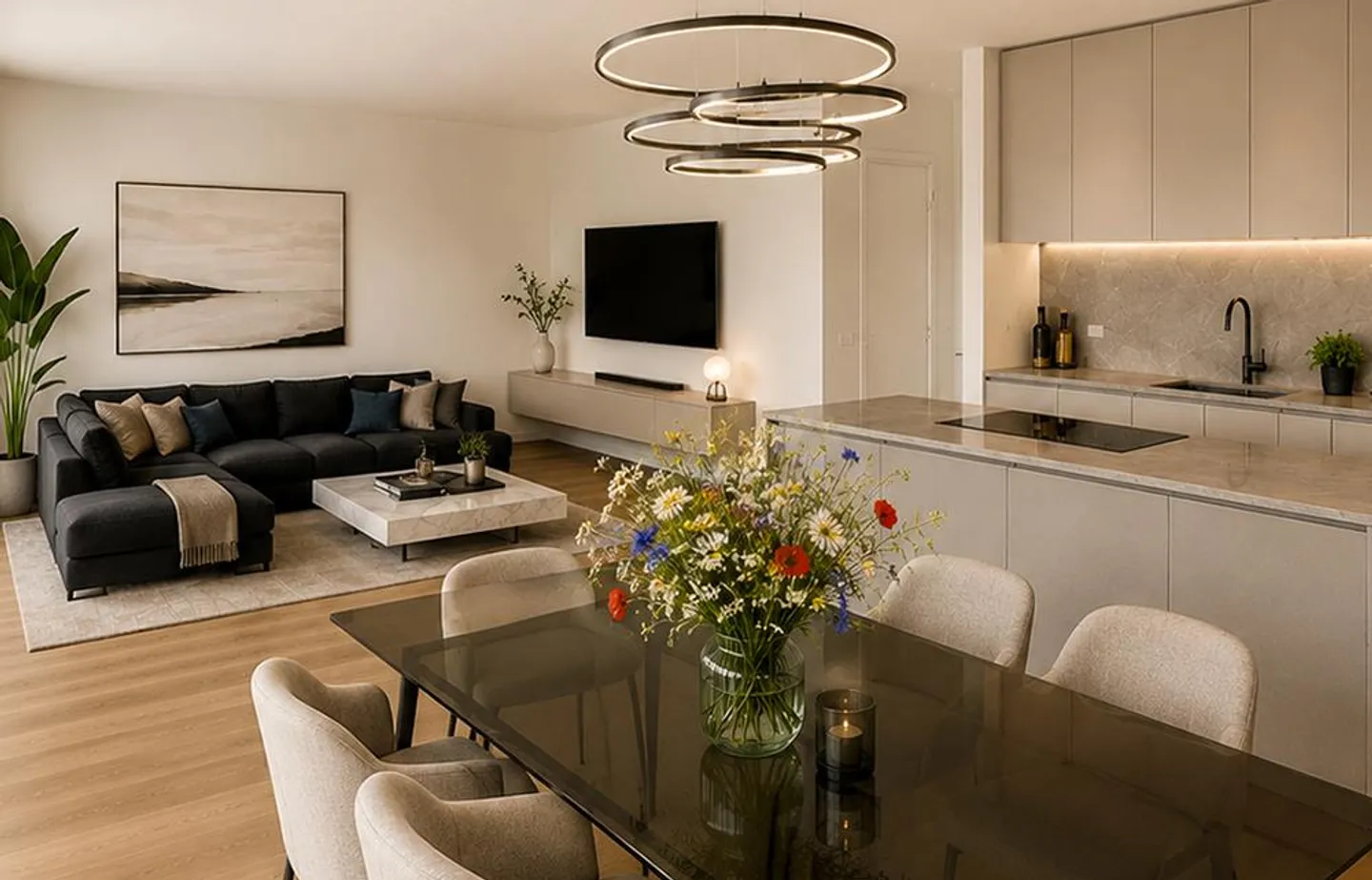 Grande appartement de jardin 3.5 pièces avec une disposition parfaite des pièces (Top A... - Photo 1 sur 7
