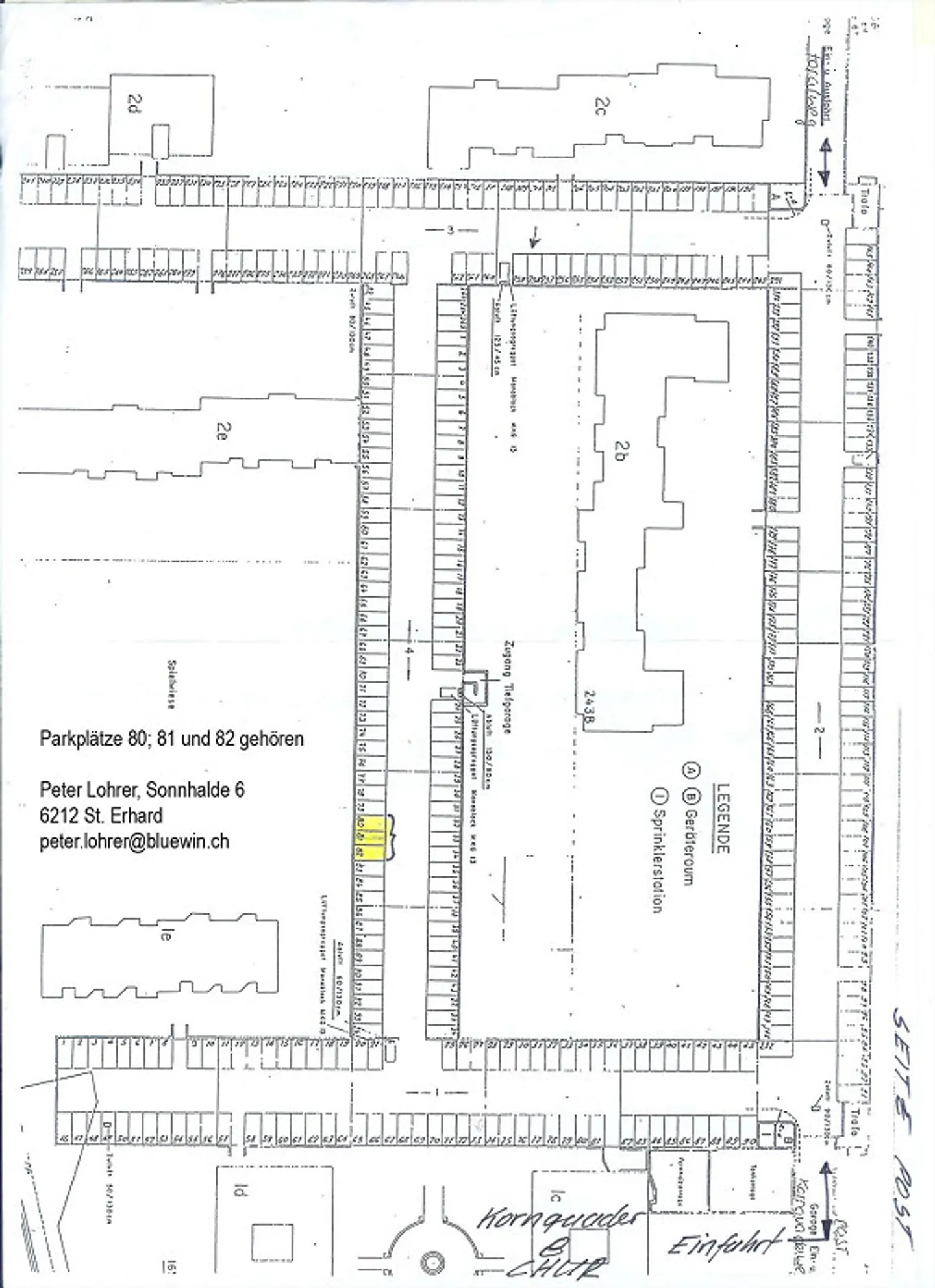 Sicherer Parkplatz in Chur - Foto 1 von 3