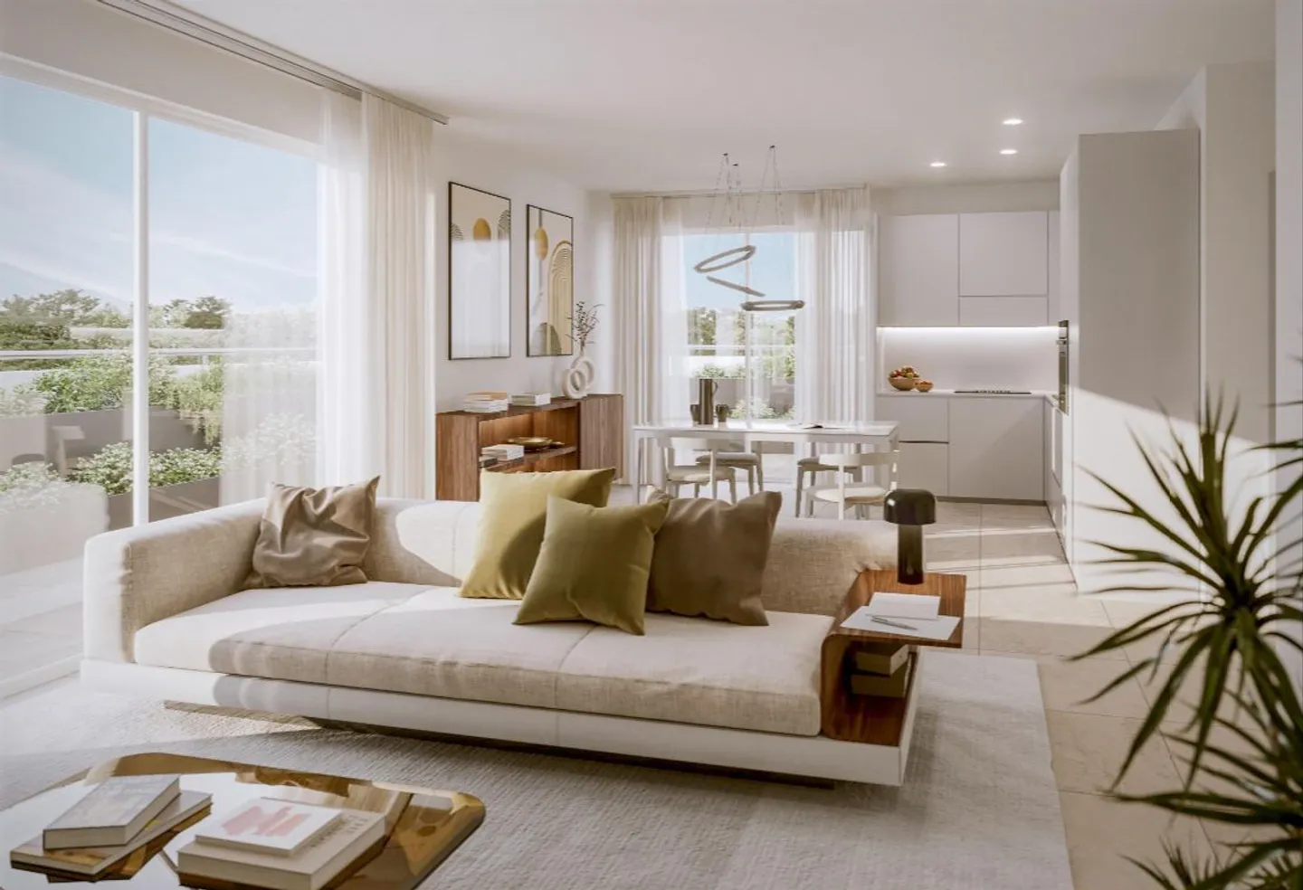 3.5 rooms on the top floor of a residence under construction in - Photo 1 of 5