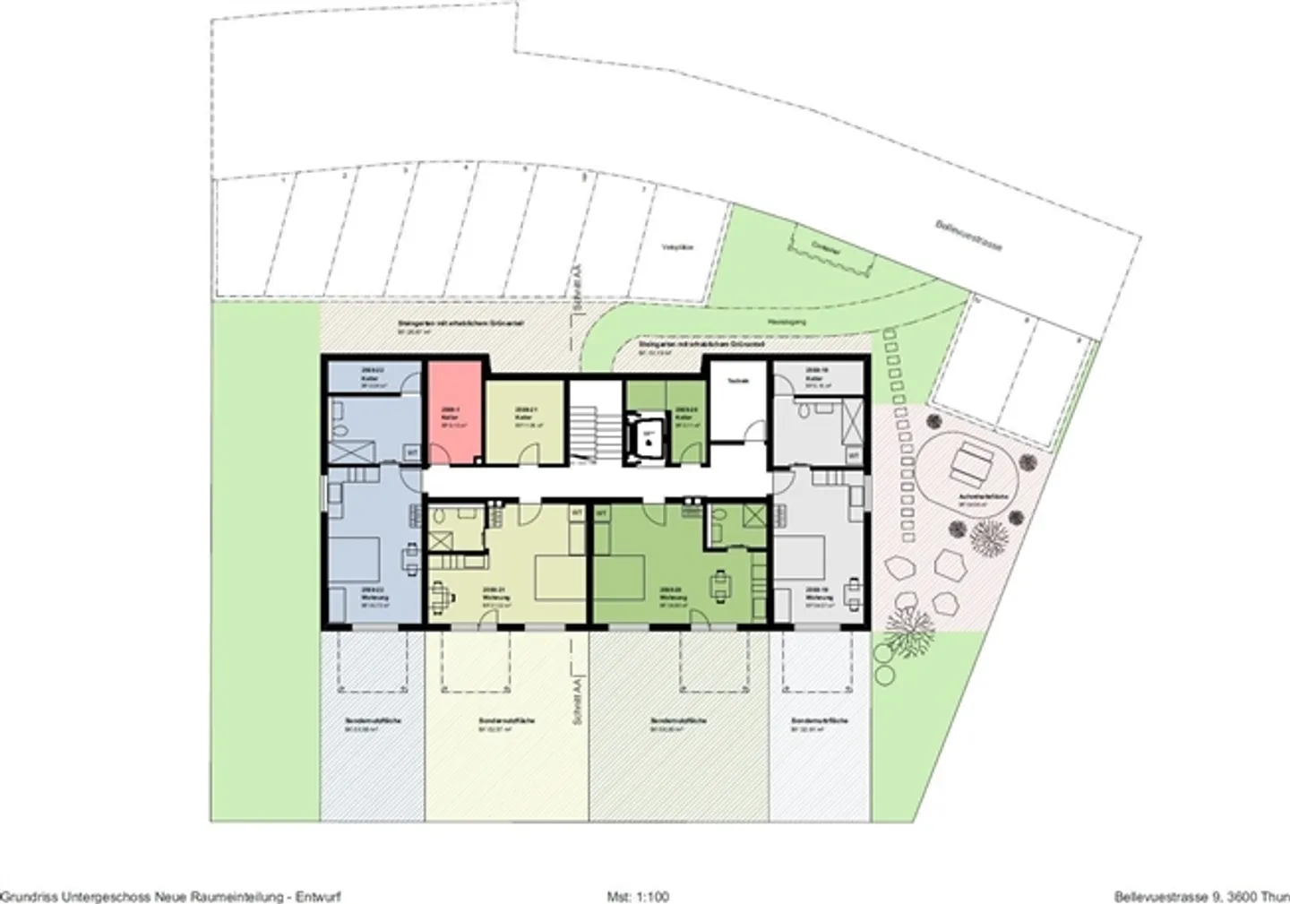 Dernier appartement senior 2 pièces à vendre à Thun, n° 22 au rez-de-jardin - Photo 11 sur 13