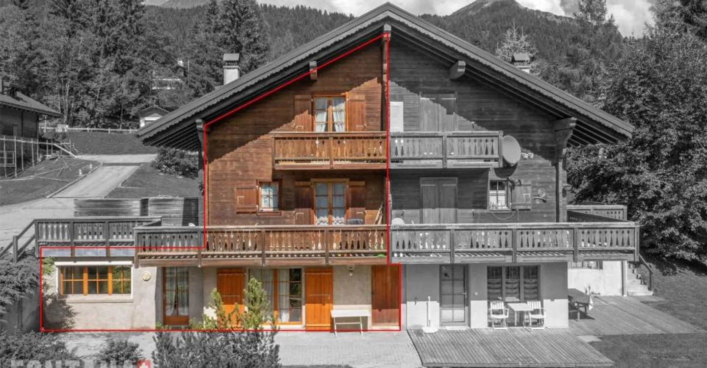 Demi-chalet in triplex - La Marchande 2D, PPE Les Parchets - Foto 10 di 12