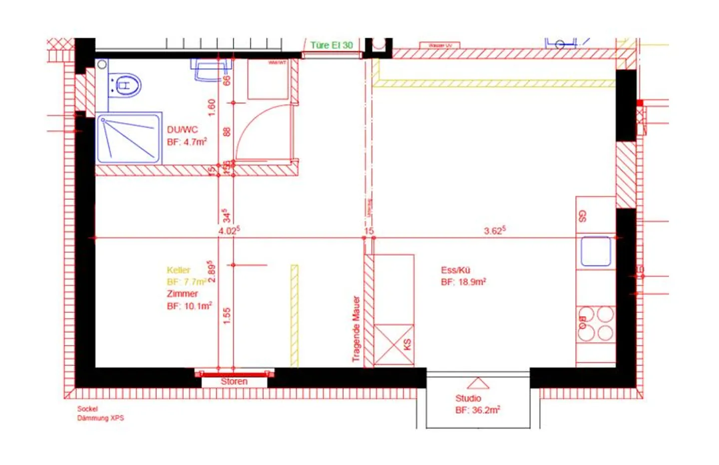Appartement confortable de 36m² avec terrasse de jardin à Meilen - Photo 13 sur 13