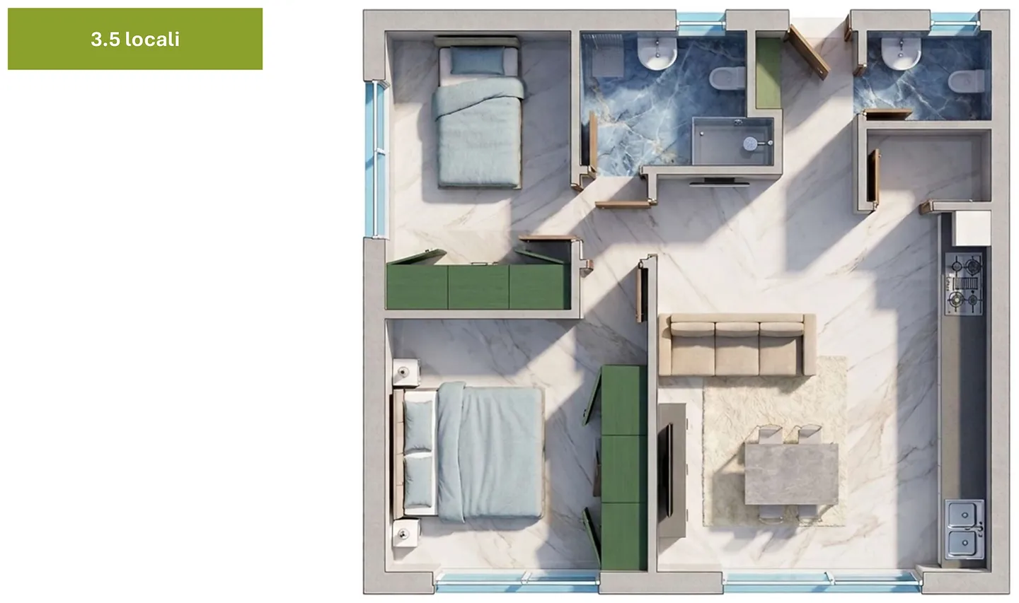 Elegante Appartamento al Piano Terra - Foto 4 di 4