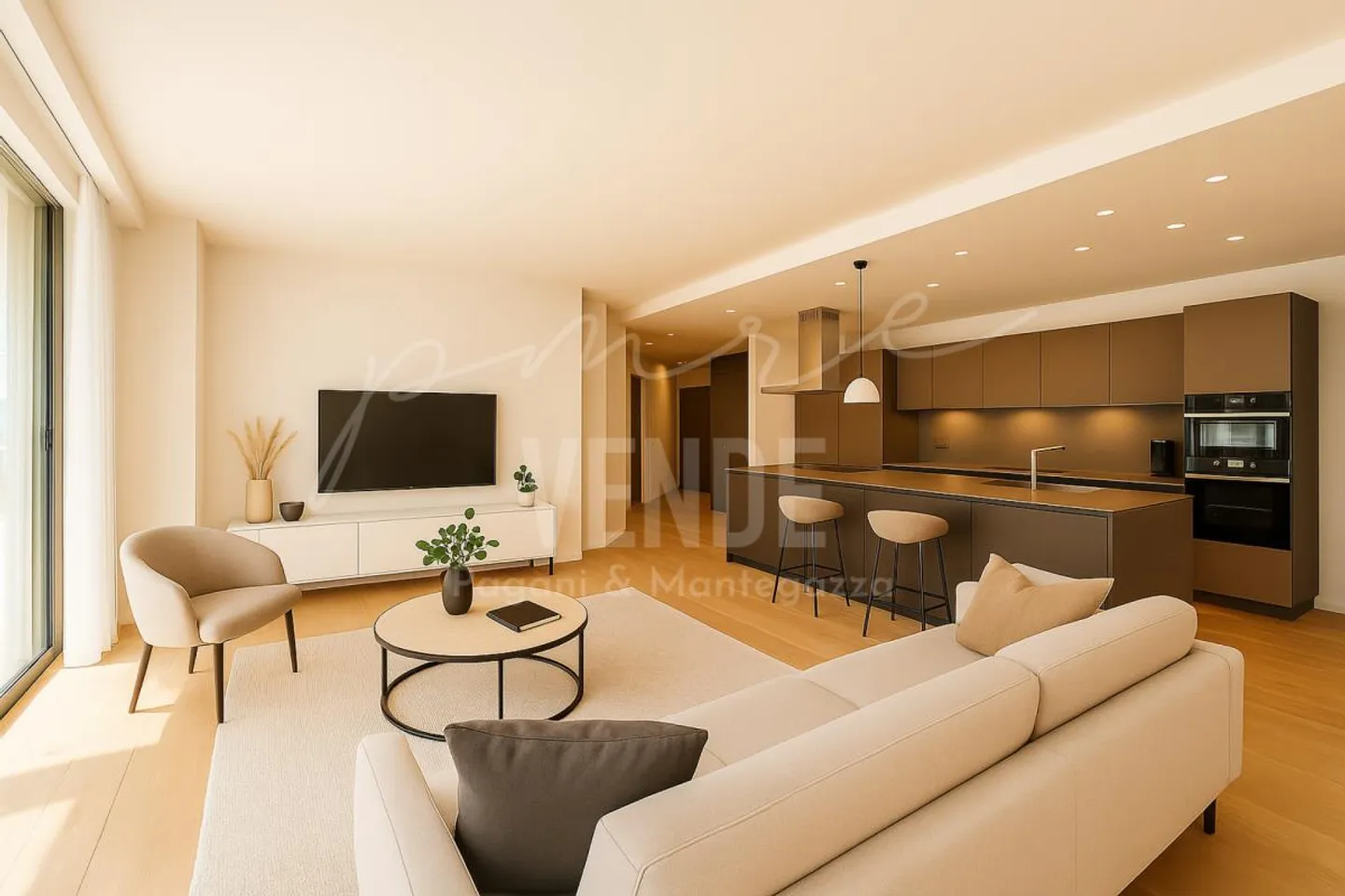 LUGANO CASSARATE | 3,5 stanze completamente ristrutturate con finiture di alta qualità - Foto 2 di 9