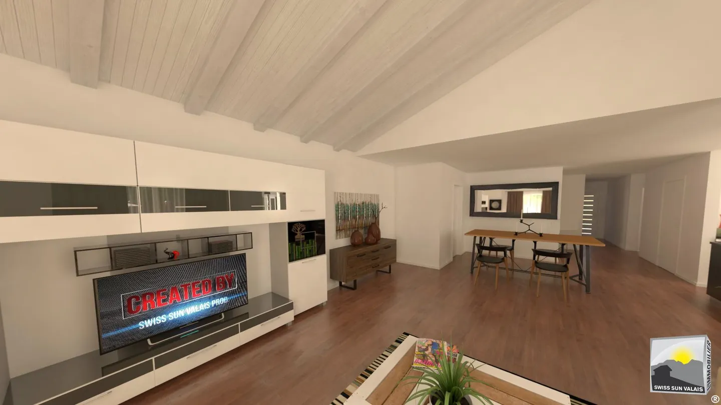 VALAIS/ Ich bin "MADISON" Magnifique Villa ind. zu bauen 6.5 Zimmer 240 m - Foto 3 von 18