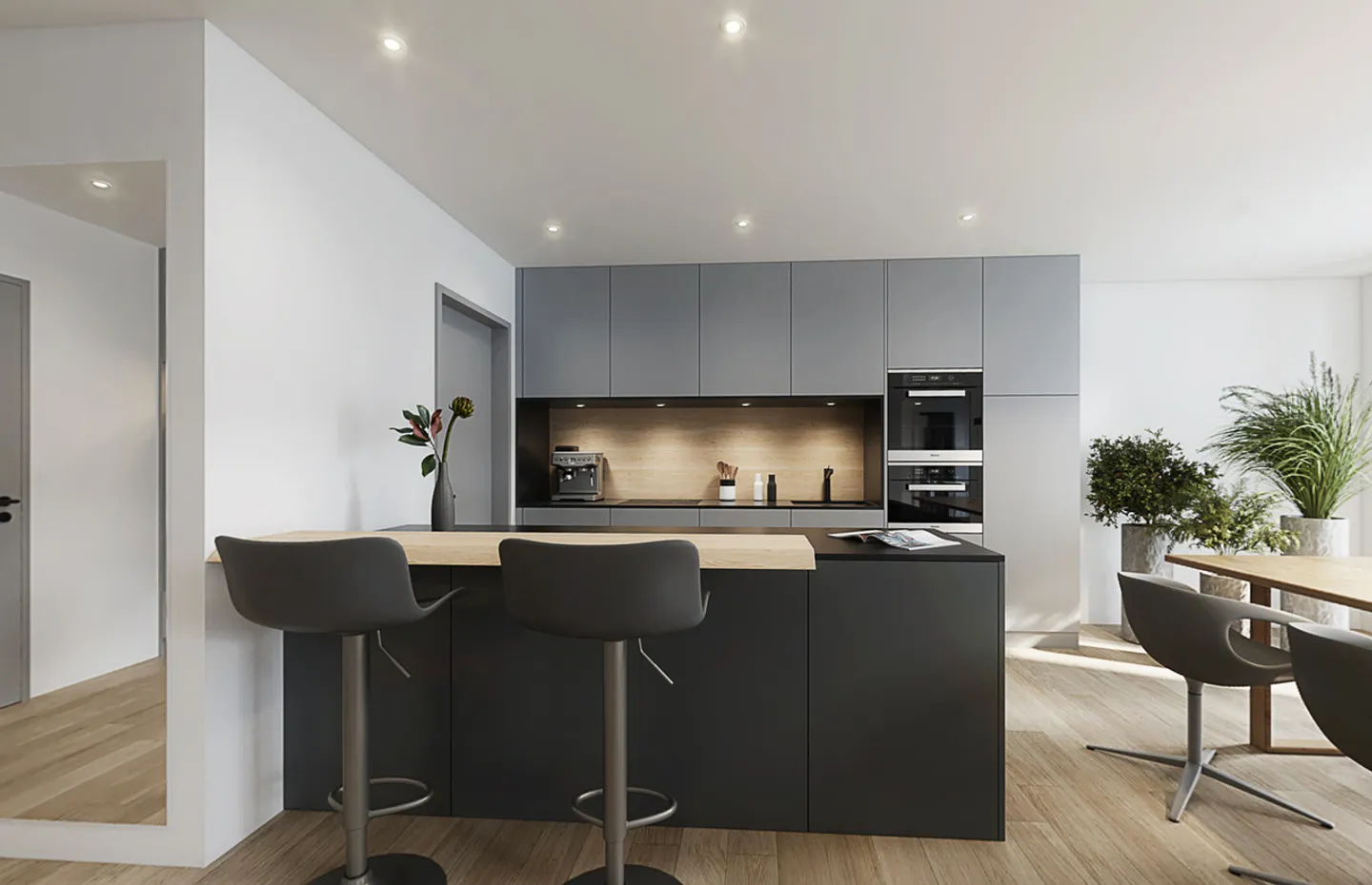 Appartement de 3½ pièces au rez-de-chaussée avec jardin d'hiver, patio et jardin - Photo 12 sur 23