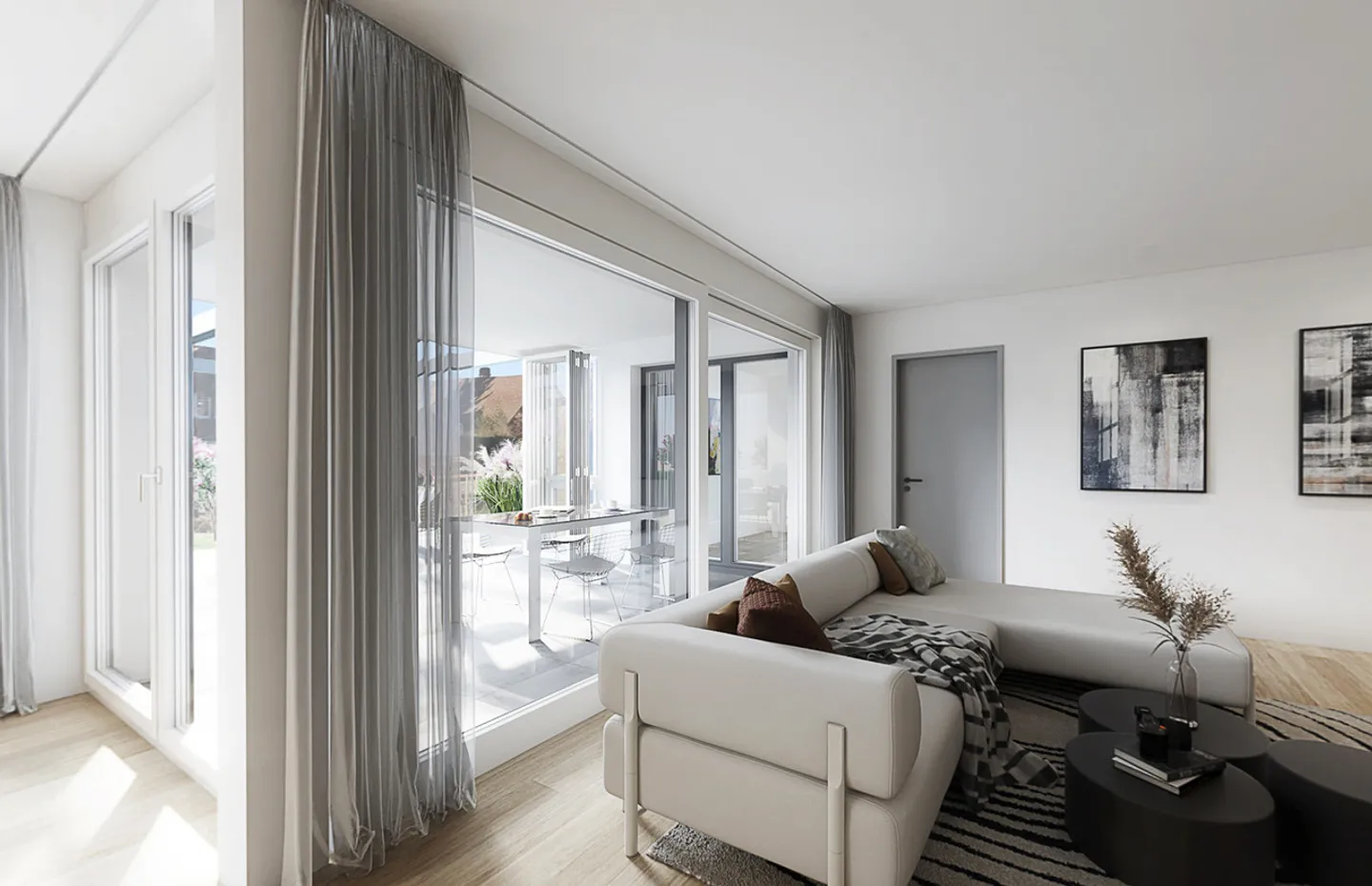 Appartement de 3½ pièces au rez-de-chaussée avec jardin d'hiver, patio et jardin - Photo 19 sur 23