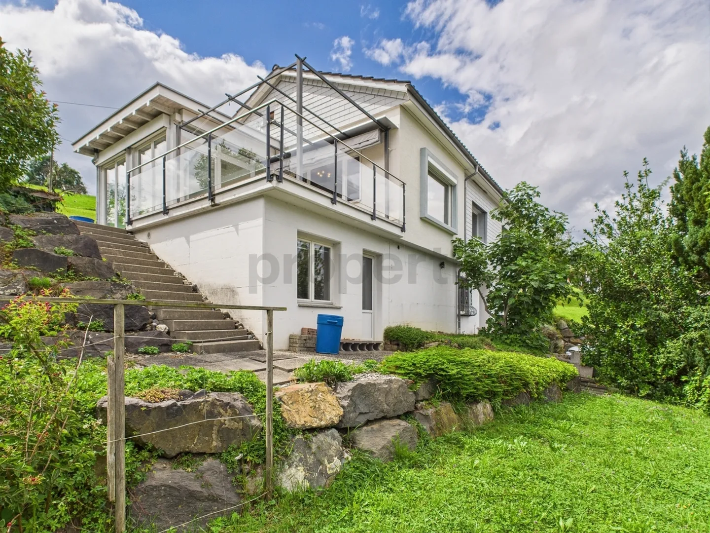 Spacious Single-Family Home with Conservatory and Stunning View in Grabs SG - Photo 1 of 13