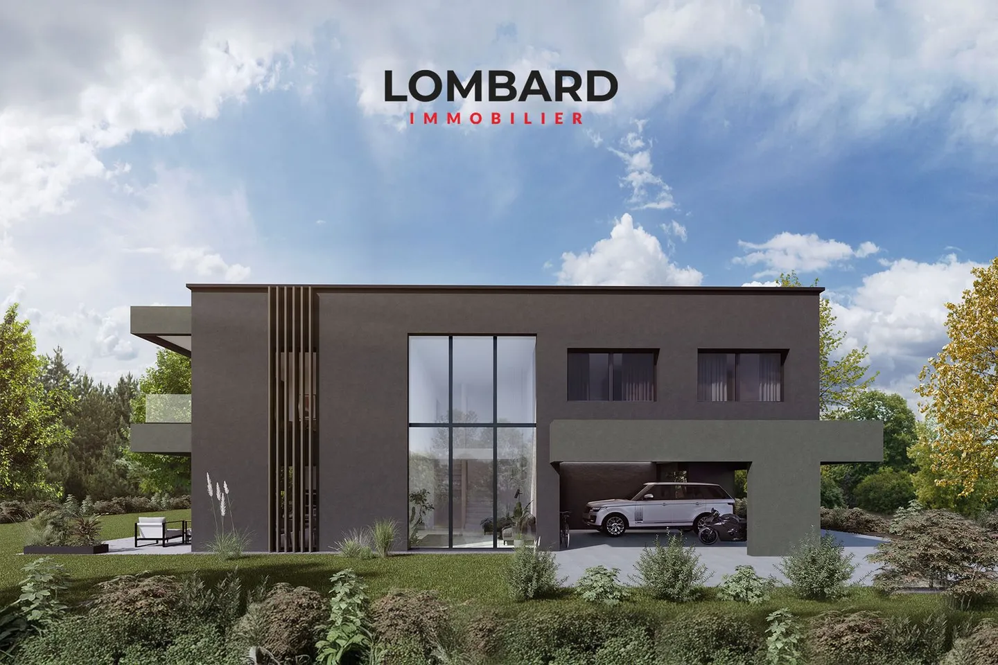 ***VERKAUFT*** Prachtvolle Architekten-Villa mit 5,5 Zimmern in Estavayer-le-Lac (Villa B) - Foto 2 von 6