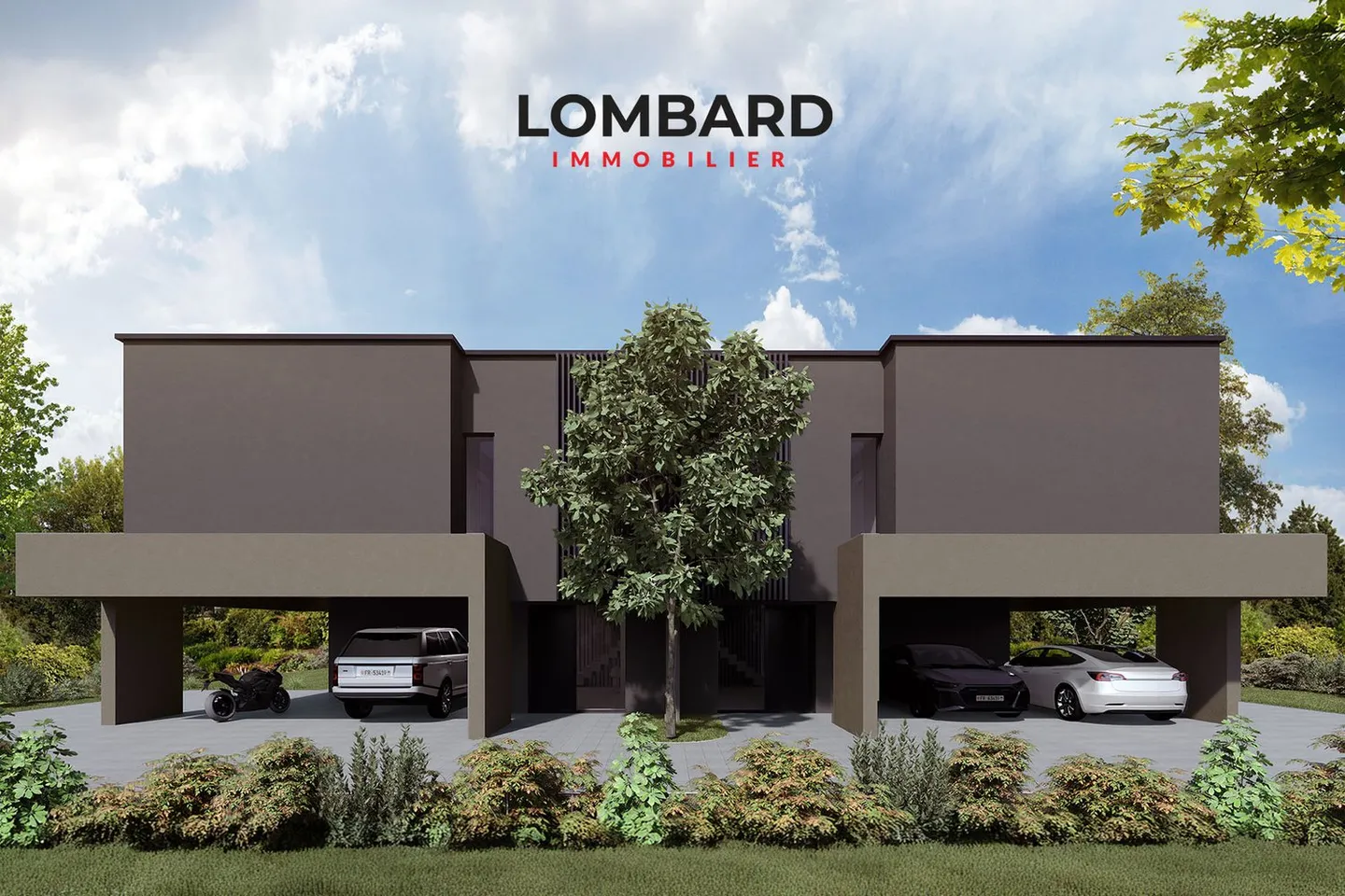 ***VERKAUFT*** Prachtvolle Architekten-Villa mit 5,5 Zimmern in Estavayer-le-Lac (Villa B) - Foto 3 von 6