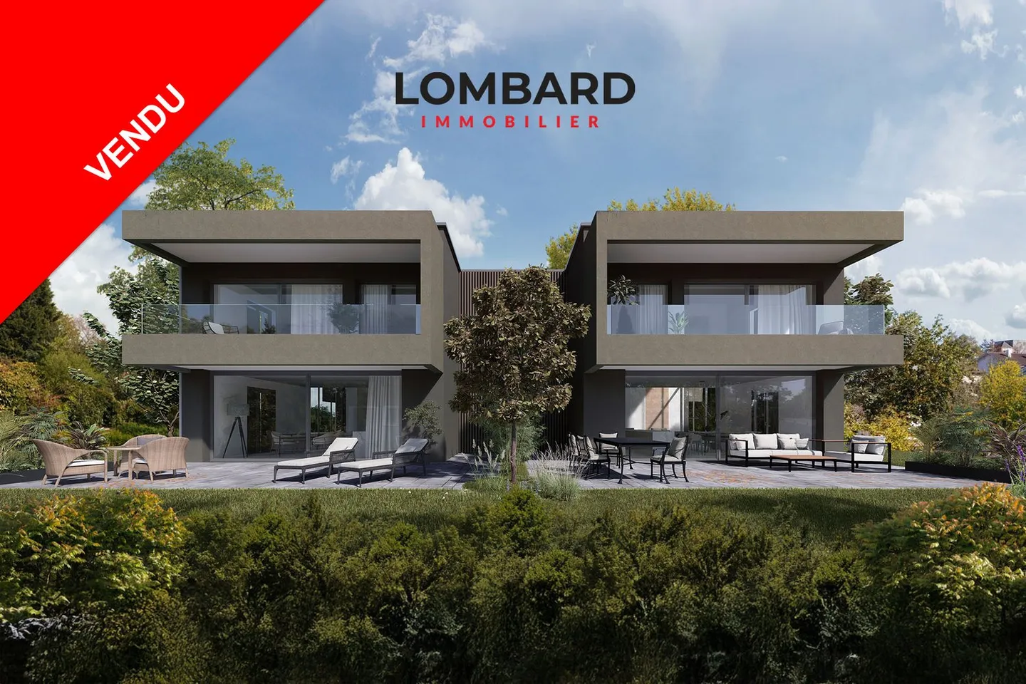 ***VERKAUFT*** Prachtvolle Architekten-Villa mit 5,5 Zimmern in Estavayer-le-Lac (Villa B) - Foto 1 von 6