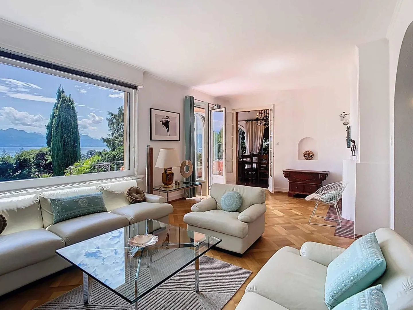 Toskanischer Stil Villa im Herzen von Pully - Foto 1 von 13