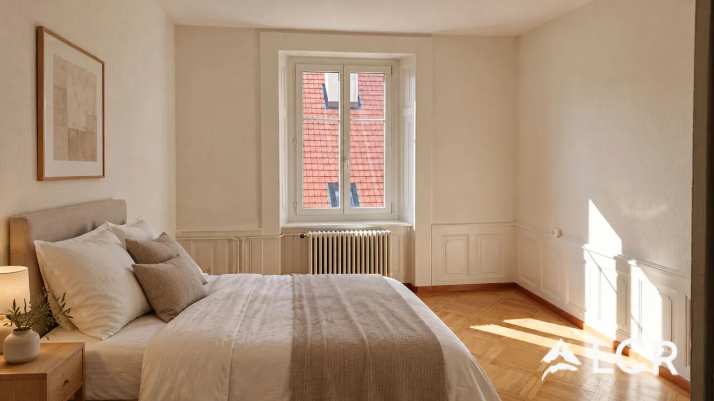 Schöne 3-Zimmer-Wohnung in La Chaux-de-Fonds - Foto 3 von 8