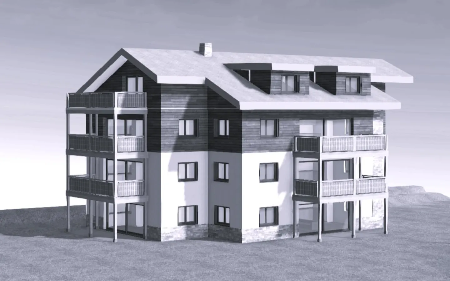 Appartamento di 3.5 locali in prima occupazione con vista lago e montagna (affitto annuale) - Foto 1 di 4