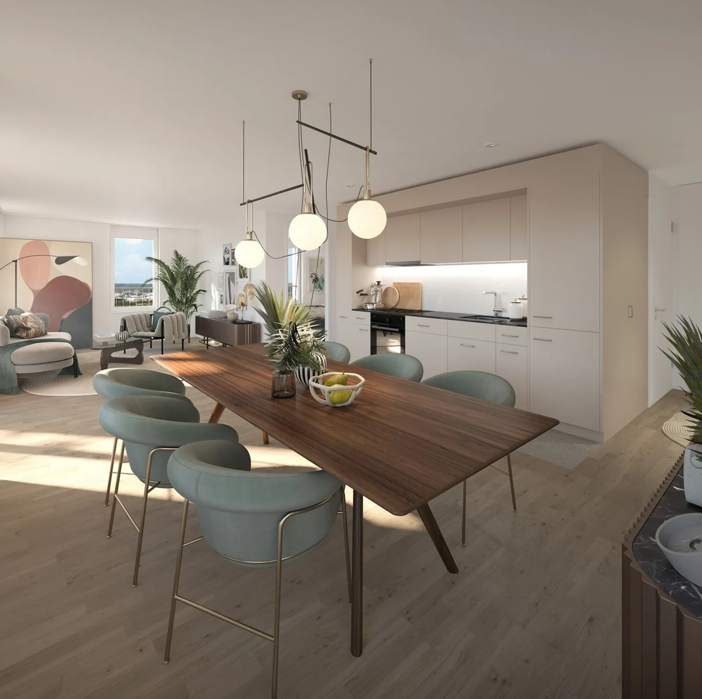 Appartamento moderno con vista skyline - Foto 4 di 9