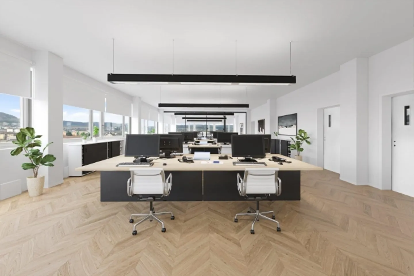 Helle Büroräume 20-494m² mit Aussicht - Foto 3 von 8