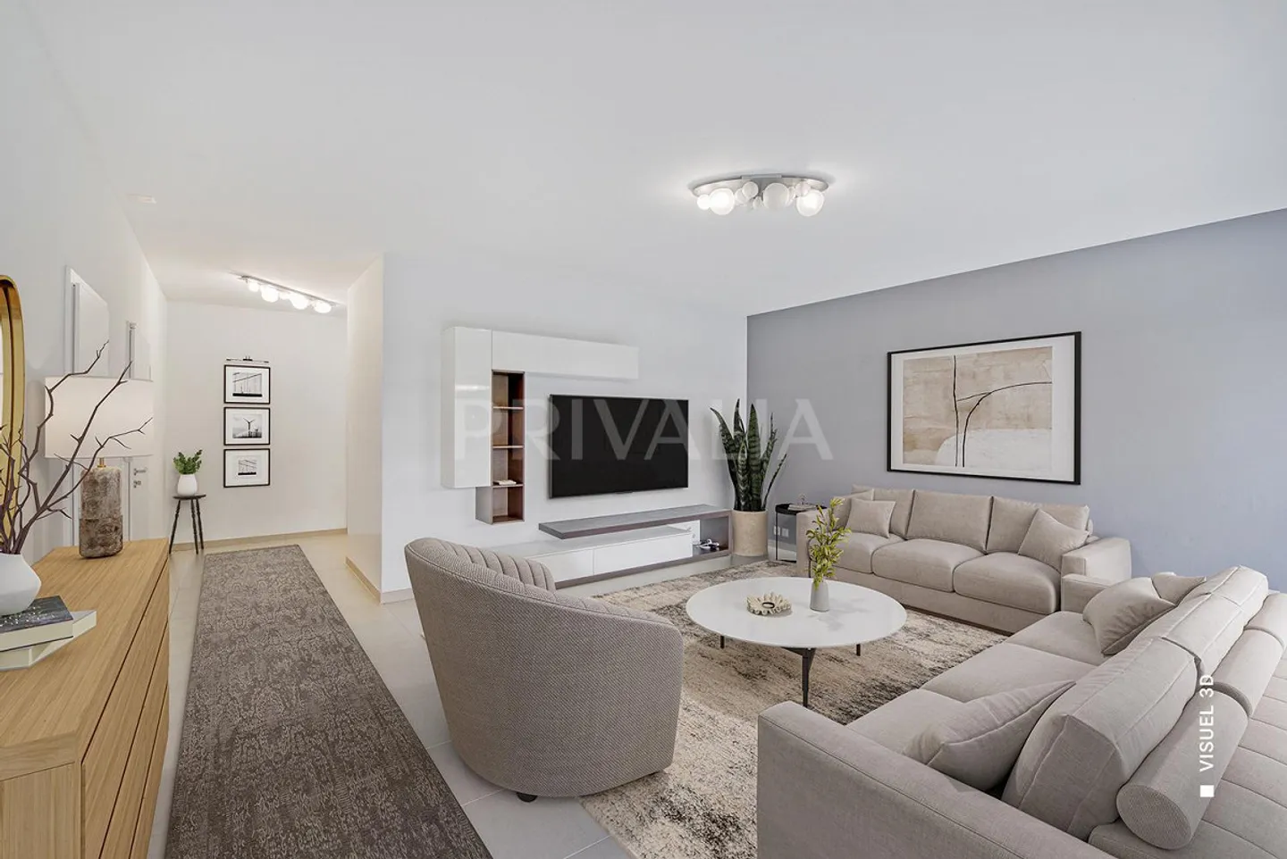 CASATAX: 4-Zimmer-Gartenwohnung im Zentrum von Onex - Foto 2 von 8