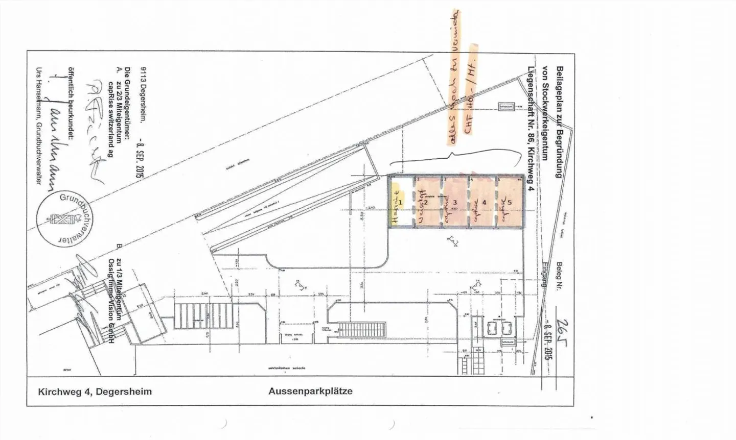 Aussenparkplatz - Foto 2 von 2