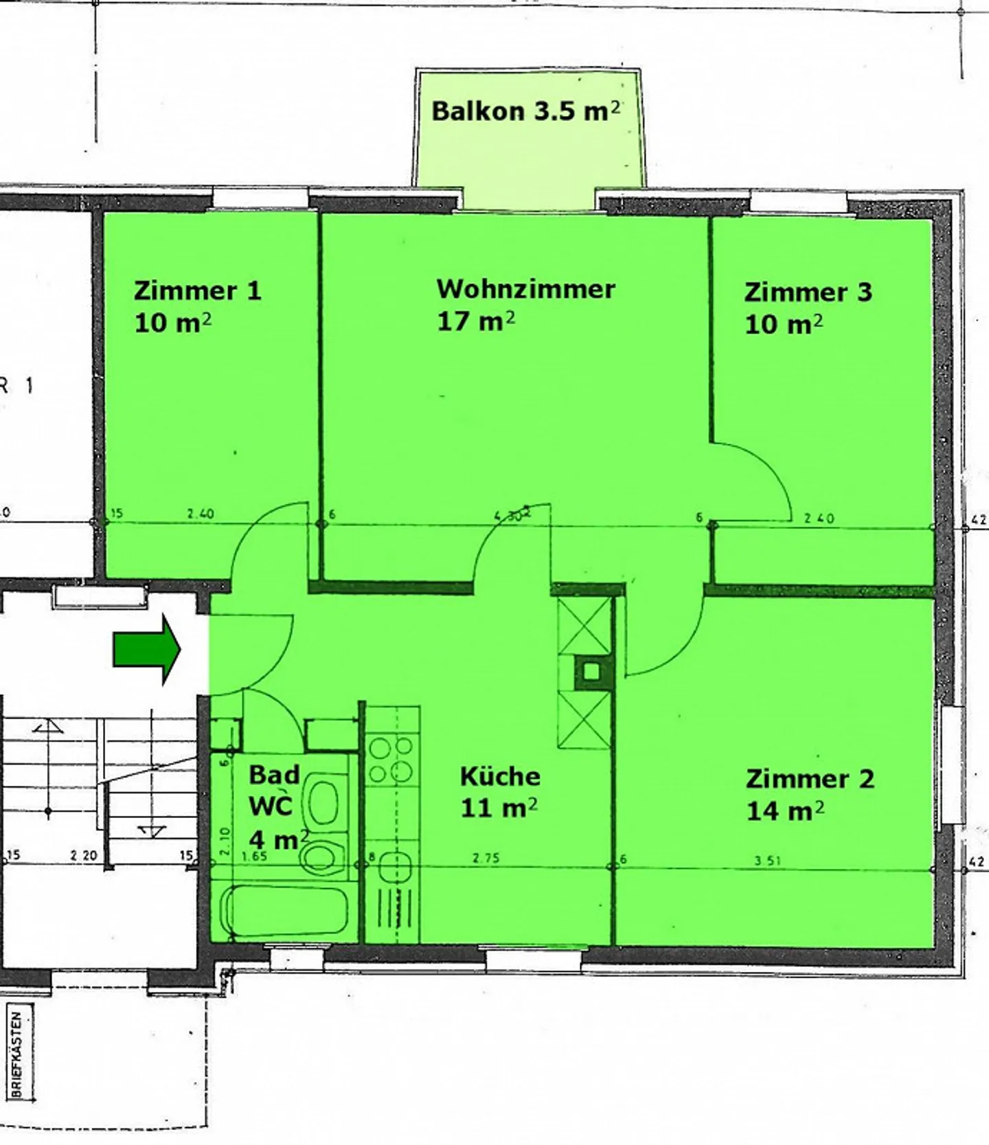 Confortevole appartamento di 4 locali in proprietà curata - Foto 7 di 7